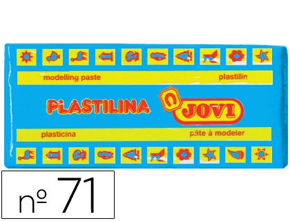 Barra 150g. plastilina Jovi 71 azul claro